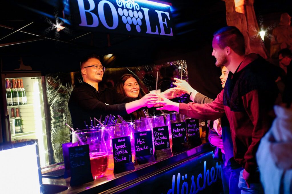 Unser Bowlezelt