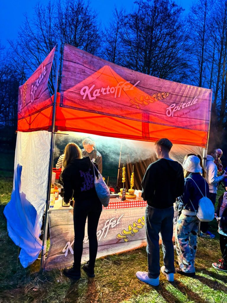 Das Kartoffelspirale Zelt